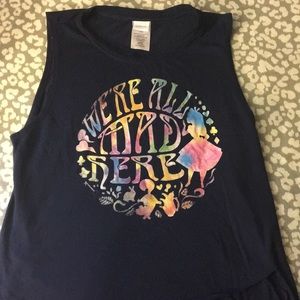 Alice in wonderland tank top